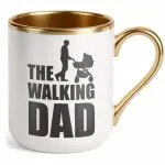 Kubek Premium Złoty Dzień Ojca Dla Taty The Walking Dad Prezent