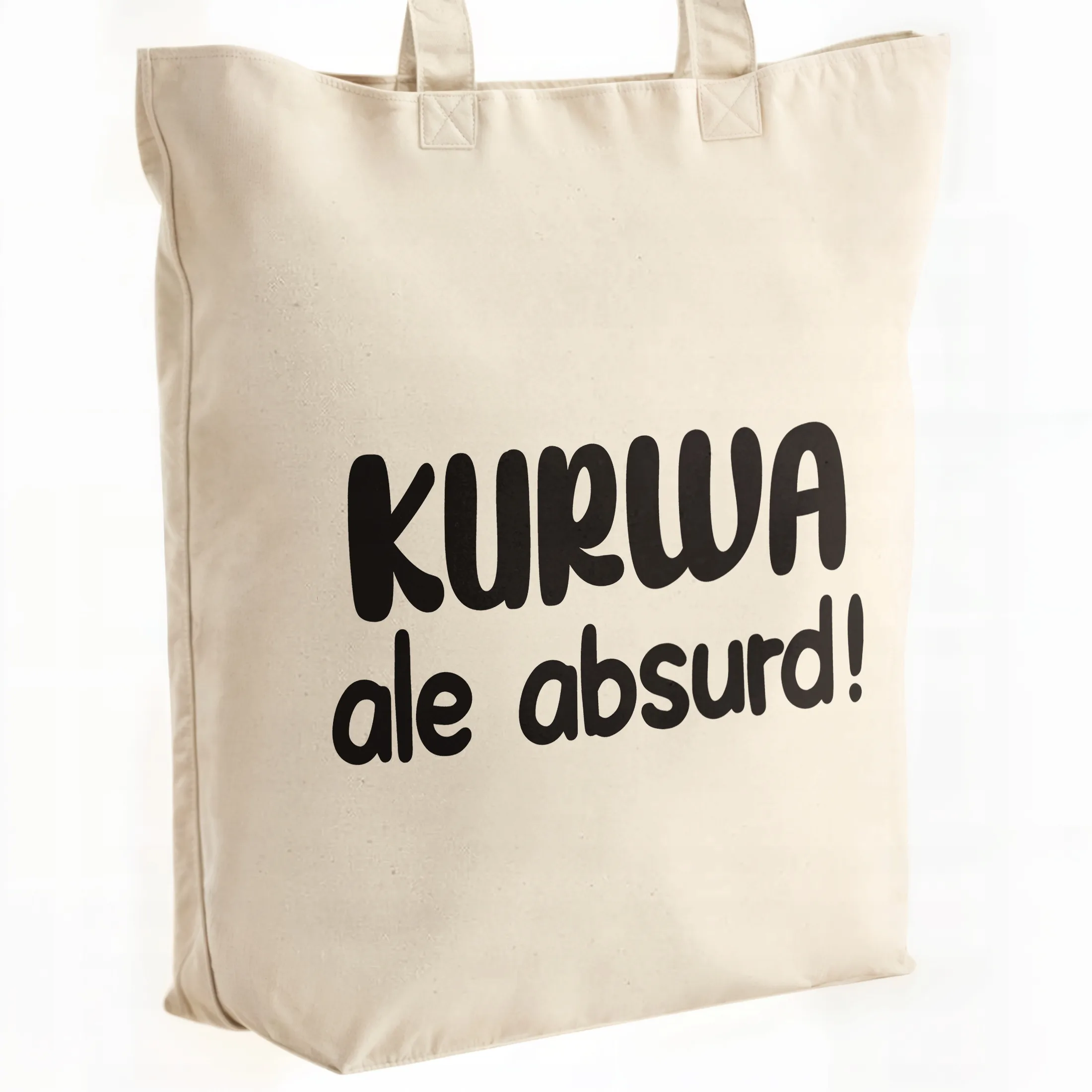 Torba bawełniana premium K**wa Ale Absurd Zabawny Prezent