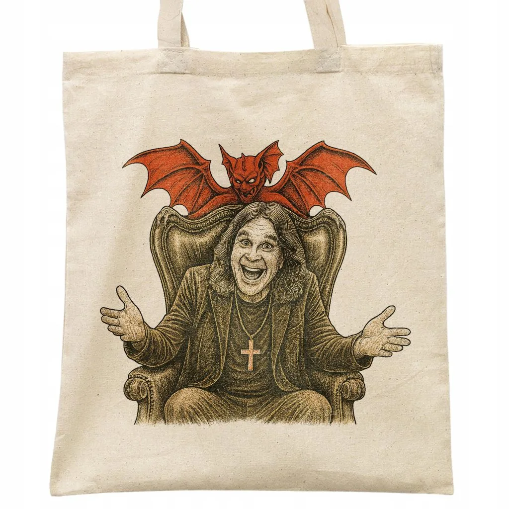 Torba bawełniana na zakupy Ozzy Osbourne Black Sabbath Dla Fanów