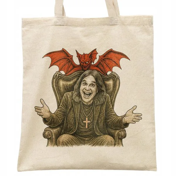 Torba bawełniana na zakupy Ozzy Osbourne Black Sabbath Dla Fanów