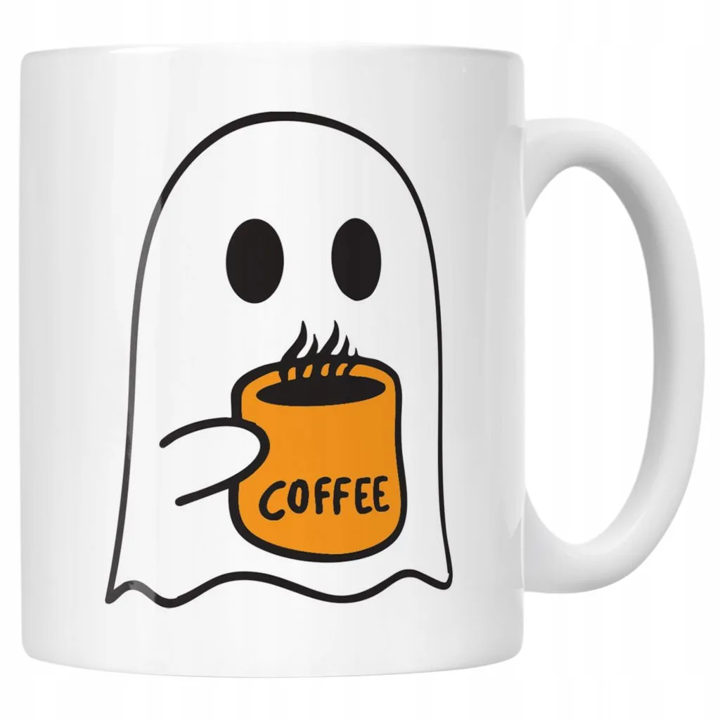 Kubek ceramiczny Halloween Jesień Dynia Duch Prezent Upominek