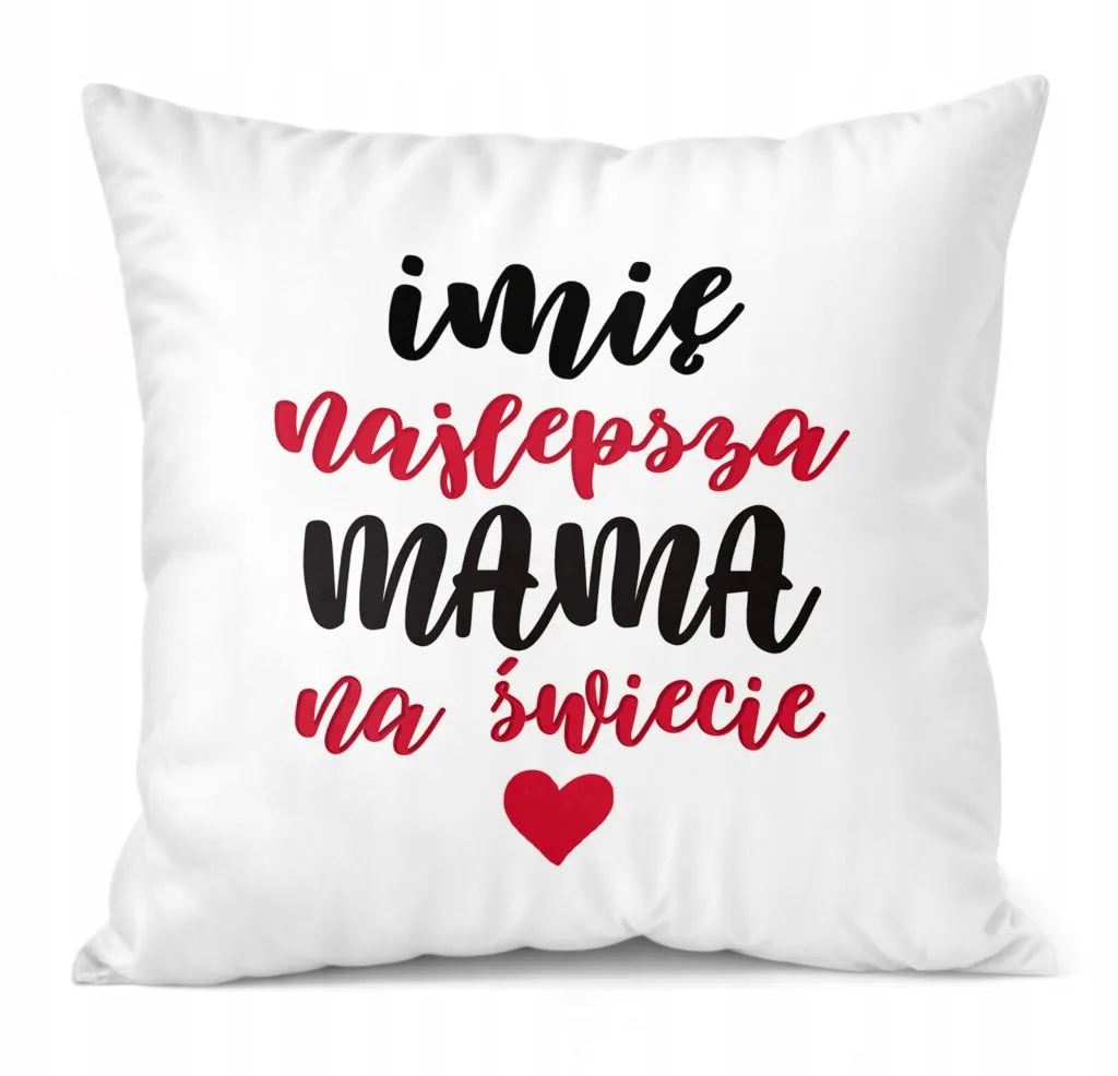 Poduszka 38x38cm Perosonalizowana Dzień Matki Dla Mamy Prezent Upominek