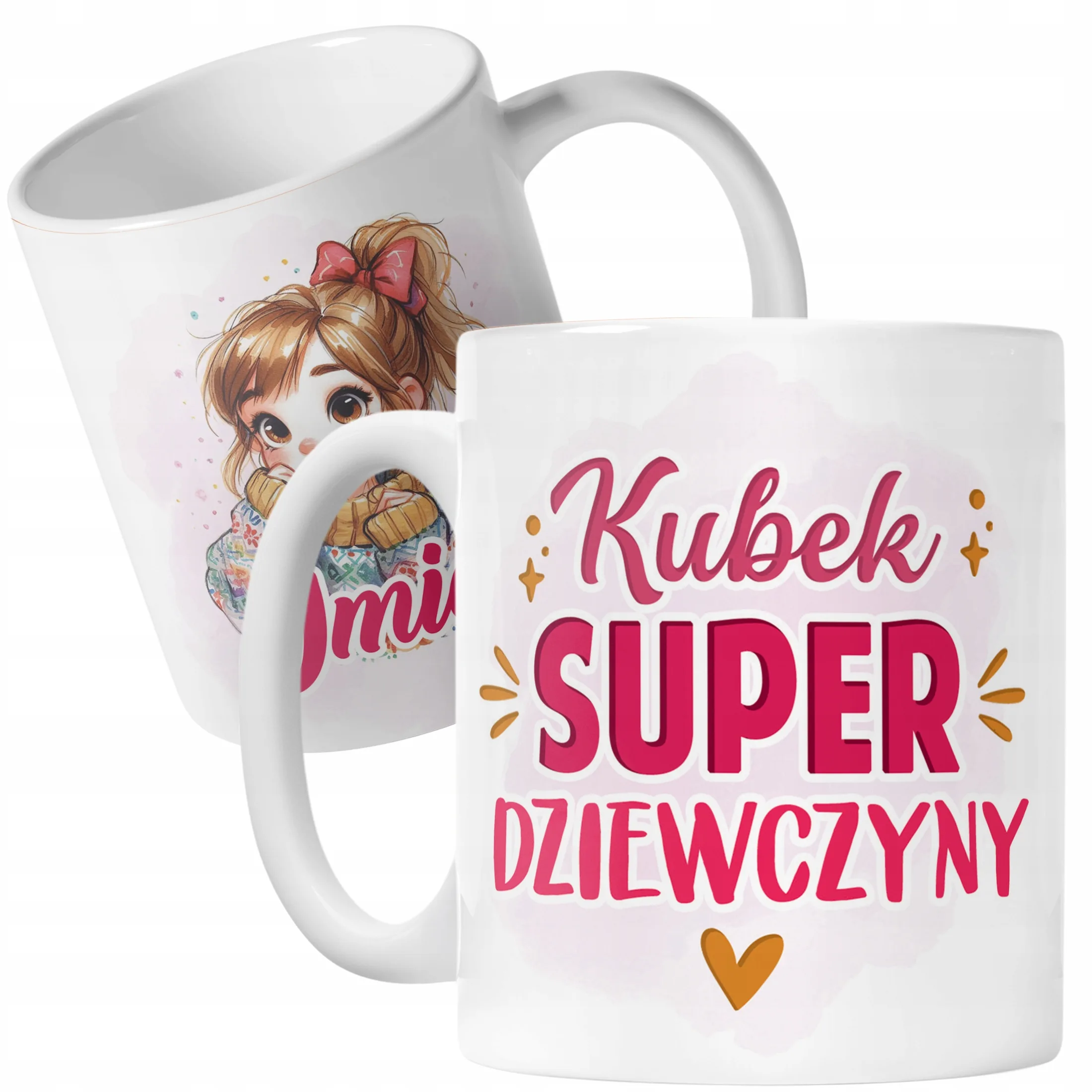 Kubek Ceramiczny Personalizowany Dzień Kobiet Dla Dziewczynki Prezent