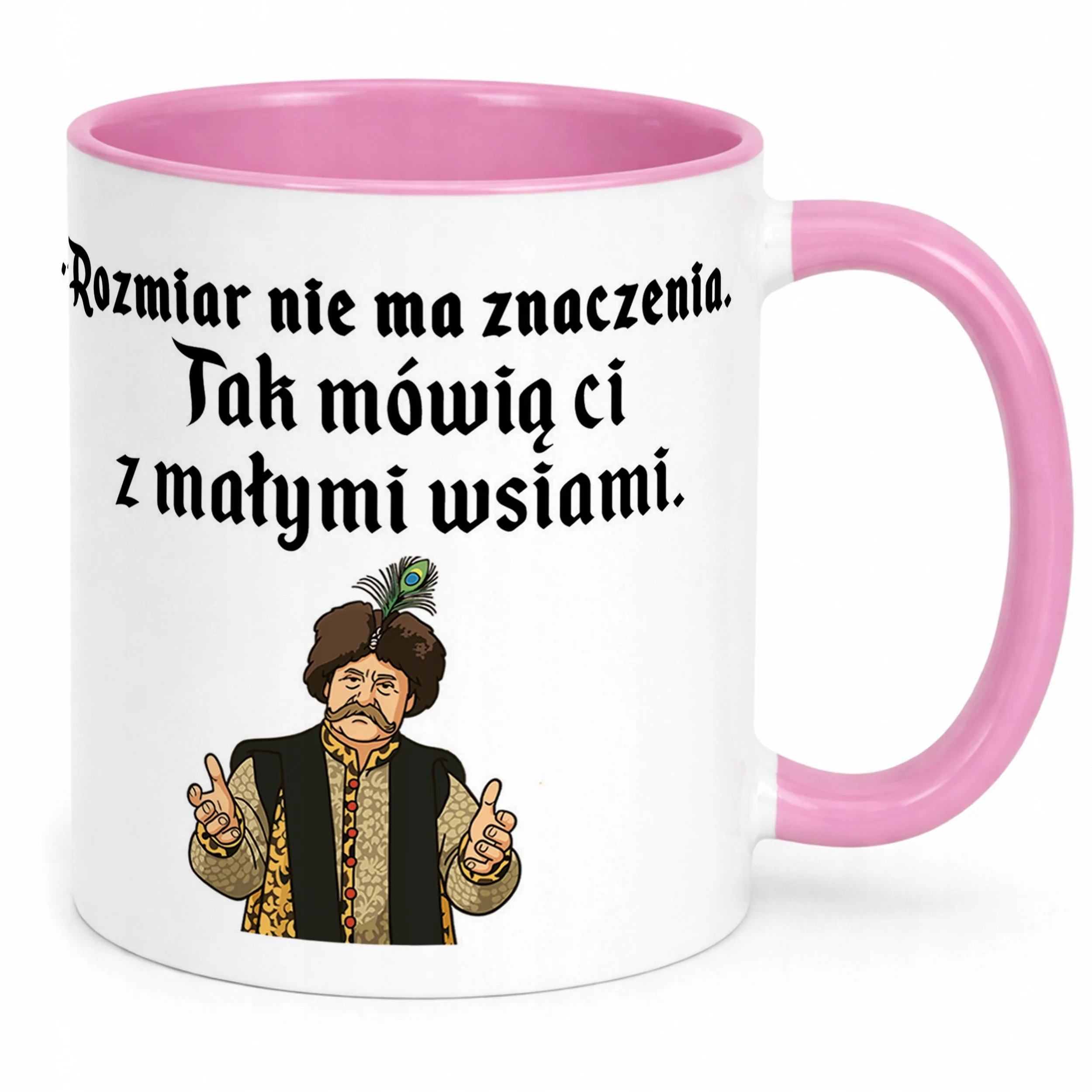 Kubek Różowy 1670 Rozmiar Nie Ma Znaczenia Jan Paweł Prezent