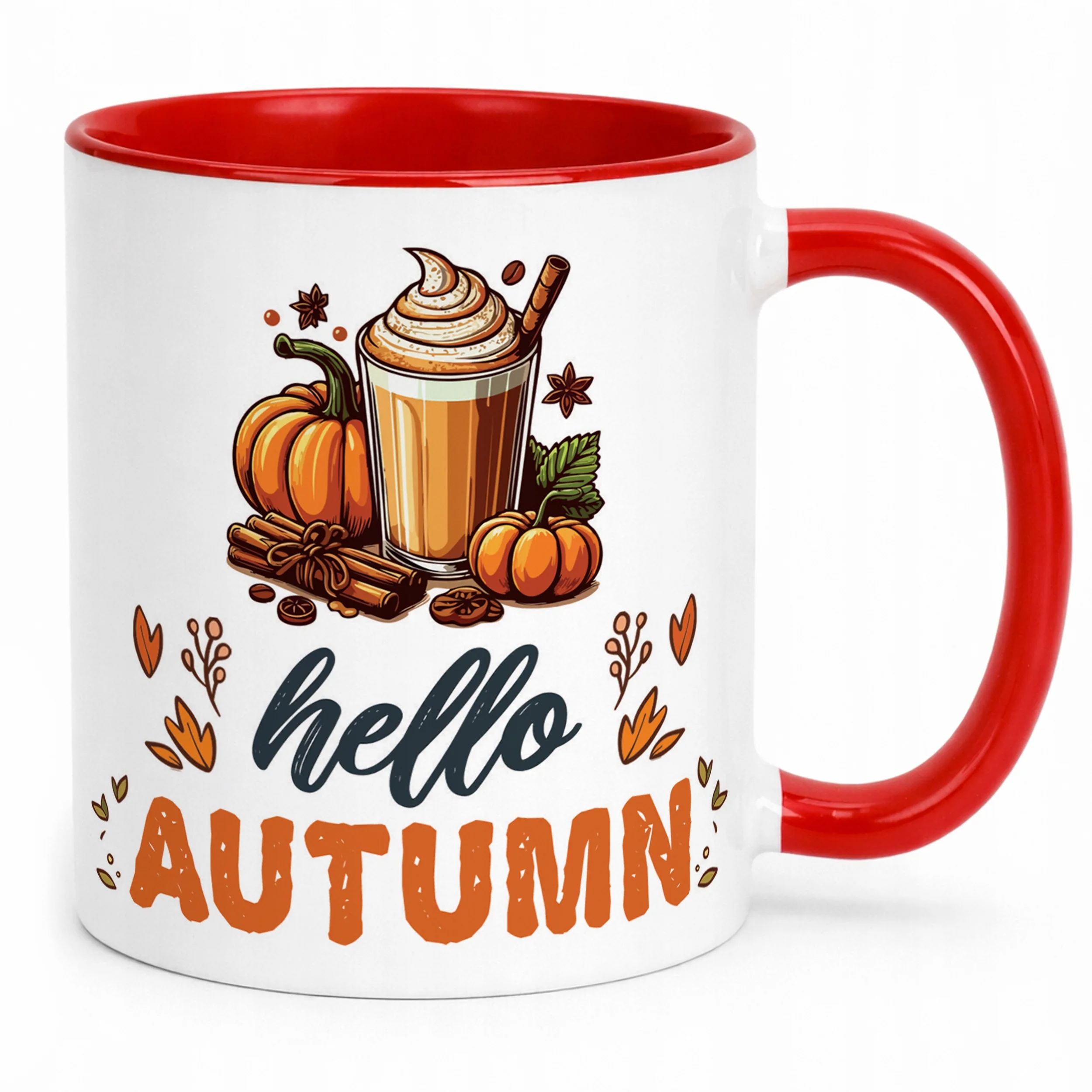 Kubek ceramiczny Jesienny Jesień Hello Pumpkin Dynia Prezent