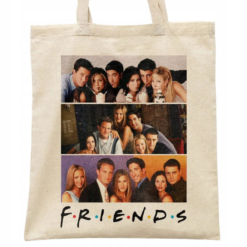 Torba bawełniana na zakupy Friends Przyjaciele Dla Fanów Serialu Prezent