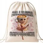 Plecak bawełniany Ballerina Cappuccina viral tiktok mem