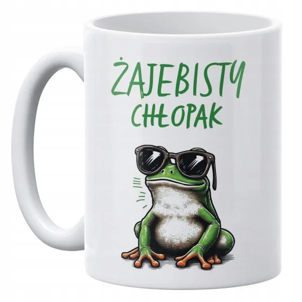 Kubek ceramiczny 330 ml Żajebisty Chłopak Prezent Dla Mężczyzny Upominek