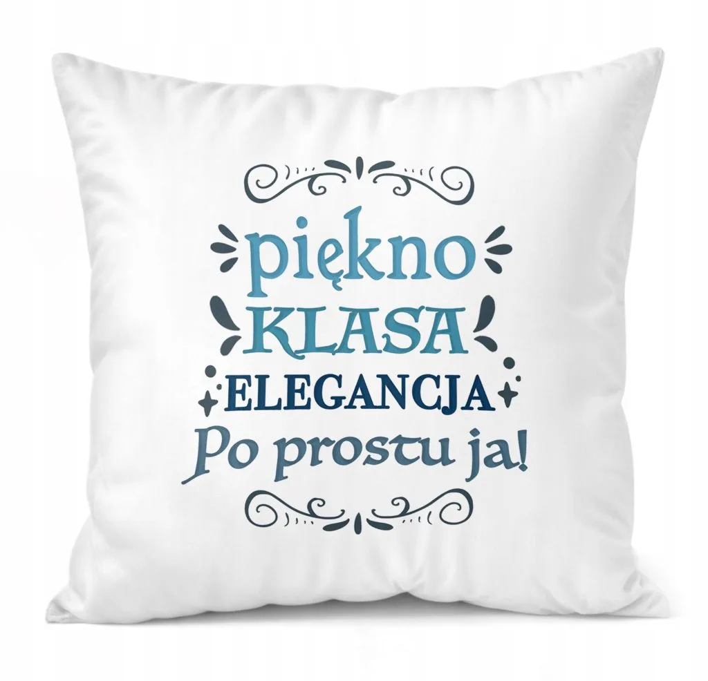 Poduszka 38x38cm Dzień Kobiet Prezent Dla Kobiety Piękno Klasa Elegancja