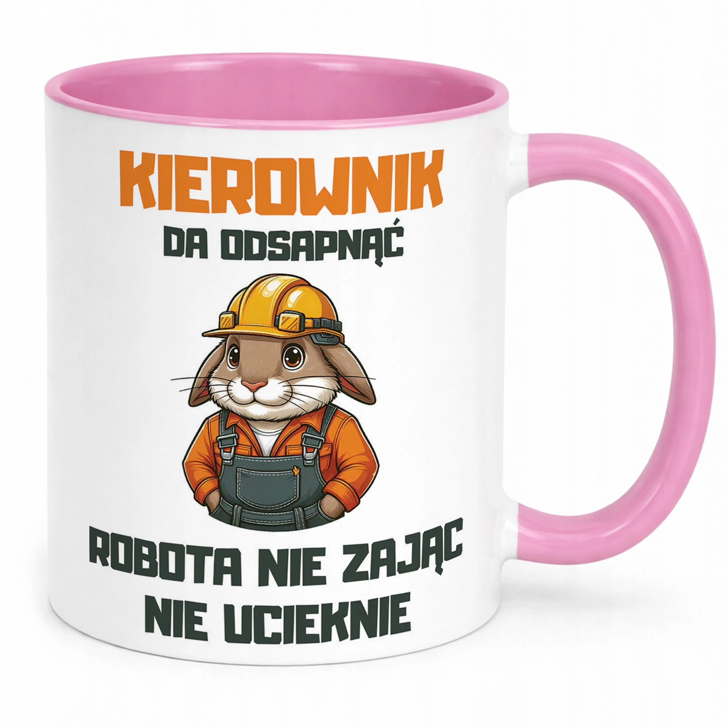 Kubek Różowy Kierownik da odsapnąć Do Pracy Zabawny Prezent