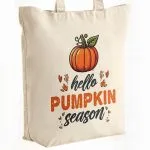 Torba bawełniana premium Jesień Hello Pumpkin Dynia Prezent