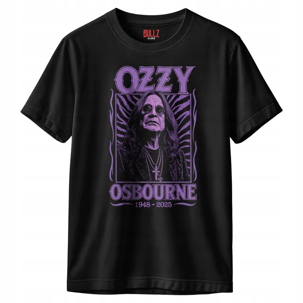 Koszulka czarna męska Ozzy Osbourne Black Sabbath Dla Fanów