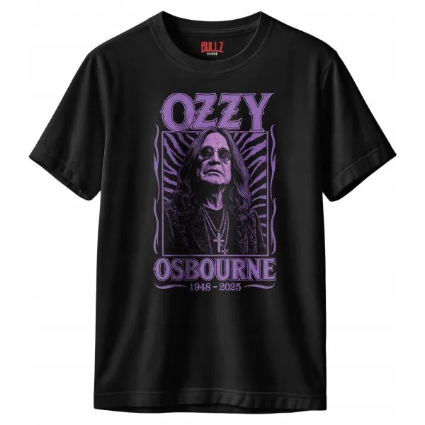 Koszulka czarna męska Ozzy Osbourne Black Sabbath Dla Fanów