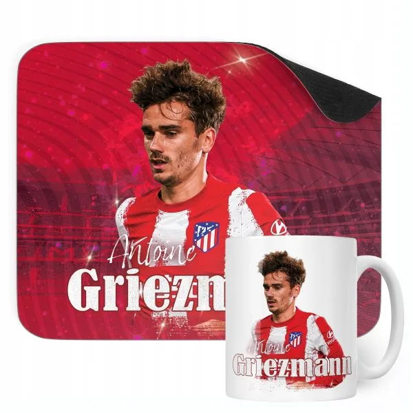 Zestaw Kubek + Podkładka pod mysz Griezmann Atlético Madryt