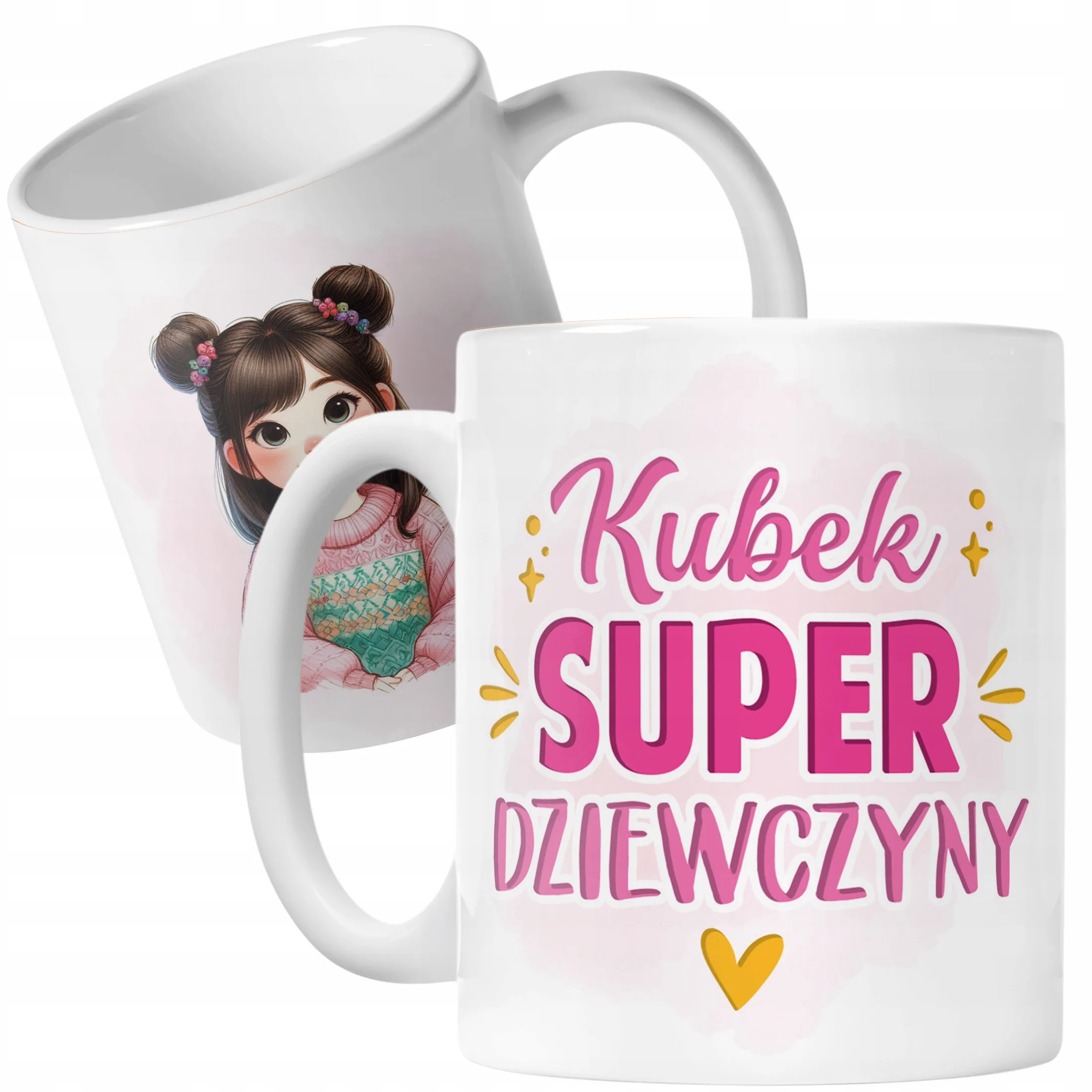 Kubek Ceramiczny Dzień Kobiet Dla Dziewczynki Dla Niej Prezent Upominek