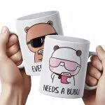 Zestaw kubków ceramicznych 330 ml Bubu i Dudu Dla Pary Prezent