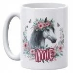 Kubek ceramiczny personalizowany 330 ml Z Koniem Koń Na Prezent Dla Dzieci