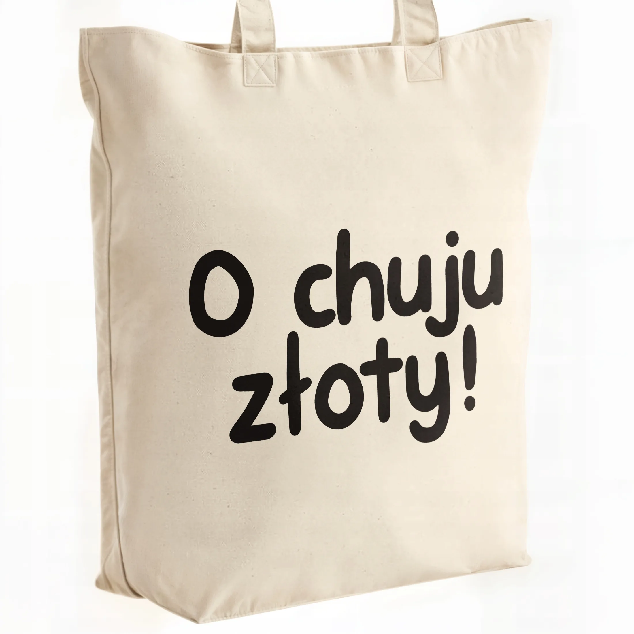 Torba bawełniana premium O Ch**u Złoty Zabawny Prezent