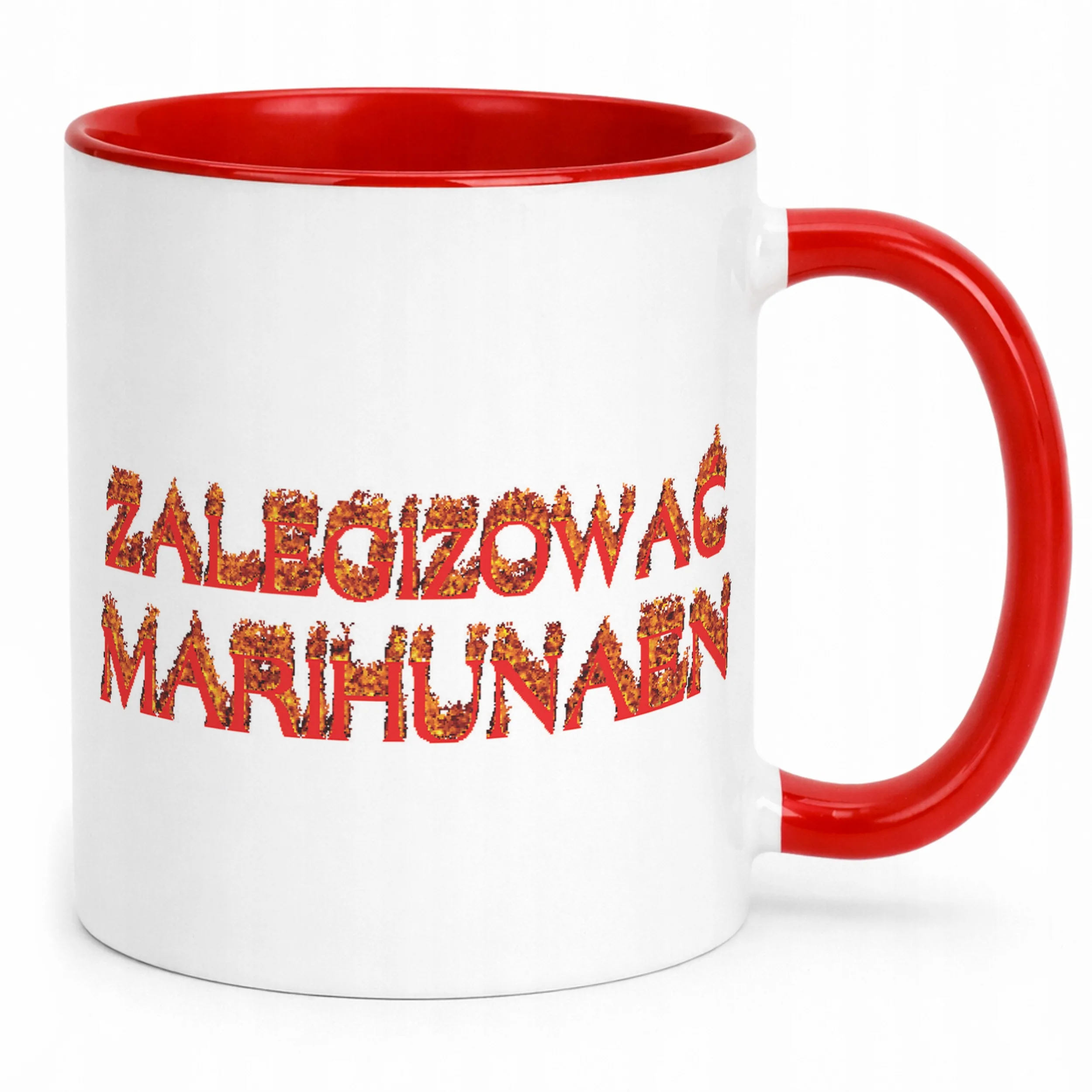 Kubek ceramiczny Zalegizować Marihunaen Memy Zabawne Prezent