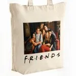 Torba bawełniana premium na zakupy Friends Przyjaciele Dla Fanów Serialu