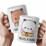 Zestaw kubków ceramicznych 330 ml Bubu i Dudu Dla Pary Prezent