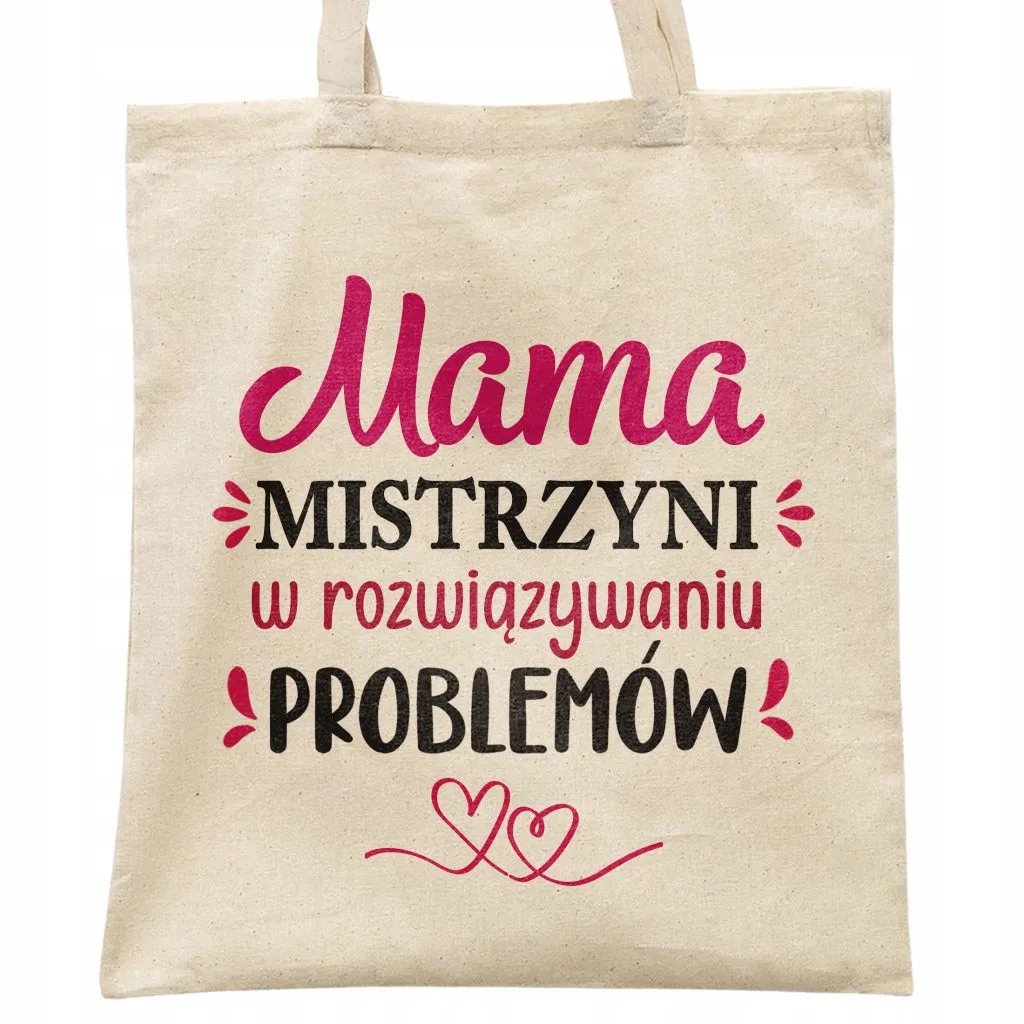 Torba bawełniana na zakupy Dzień Matki Dla Mamy Prezent Mama Mistrzyni