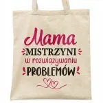 Torba bawełniana na zakupy Dzień Matki Dla Mamy Prezent Mama Mistrzyni