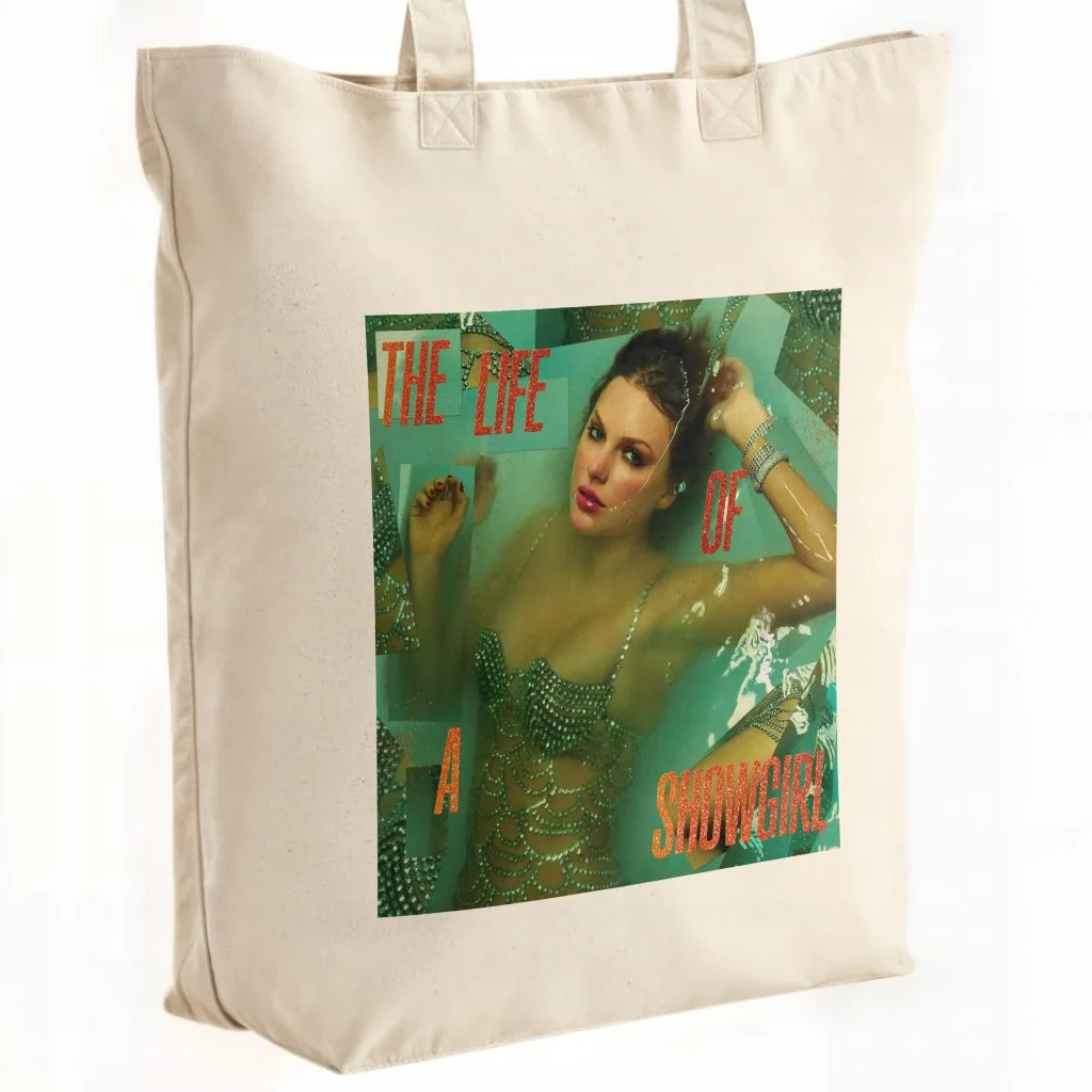 Torba bawełniana premium na zakupy Taylor Swift The Life Of A Showgirl