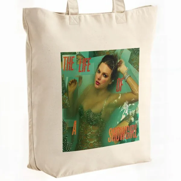 Torba bawełniana premium na zakupy Taylor Swift The Life Of A Showgirl