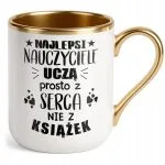 Kubek Premium Złoty Dzień Nauczyciela Dla Nauczyciela Prezent
