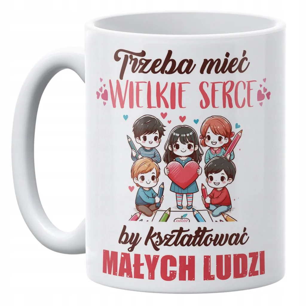 Kubek ceramiczny 330 ml Dzień Nauczyciela Dla Nauczyciela Prezent Upominek