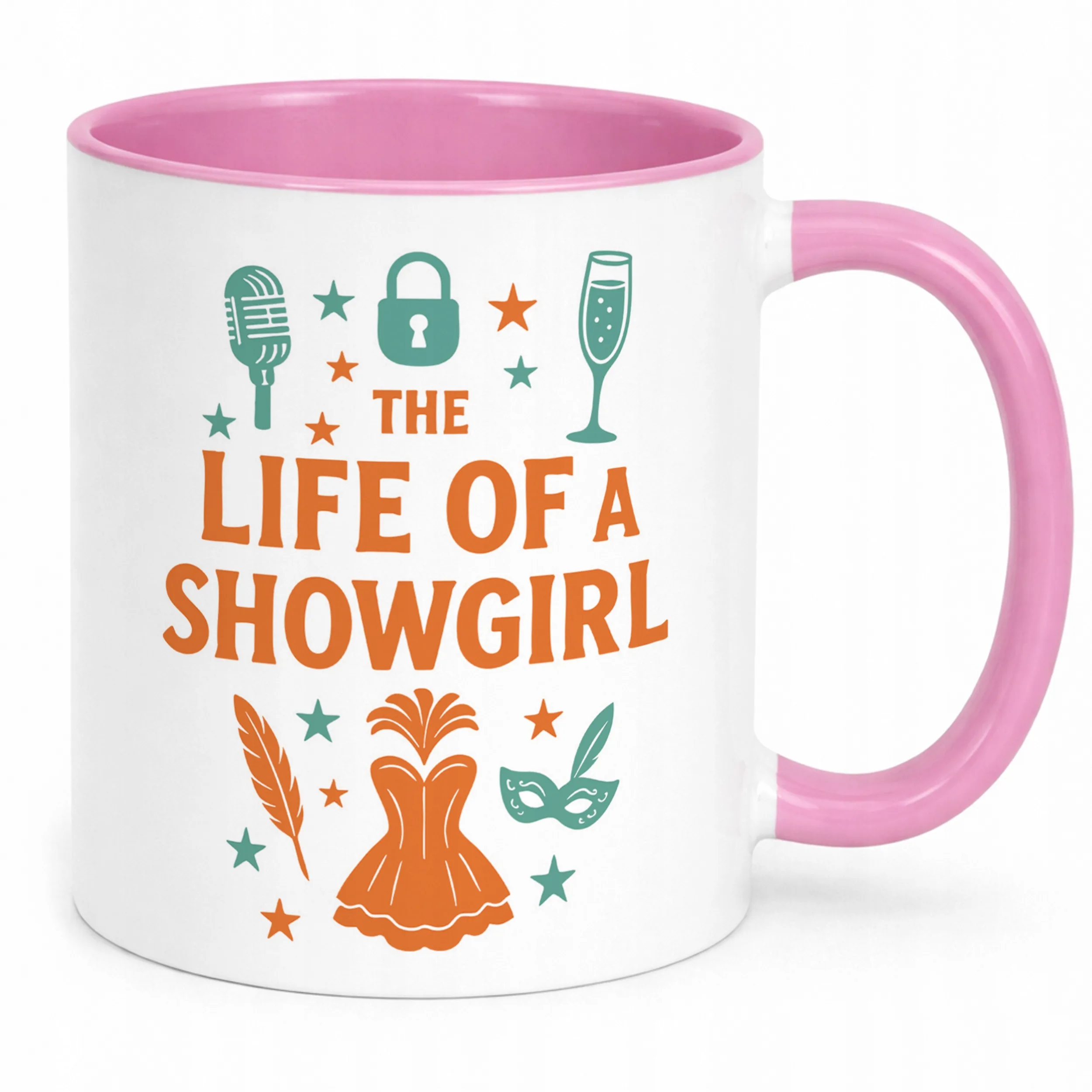 Kubek Różowy Taylor Swift The Life Of A Showgirl Dla Fanów Prezent