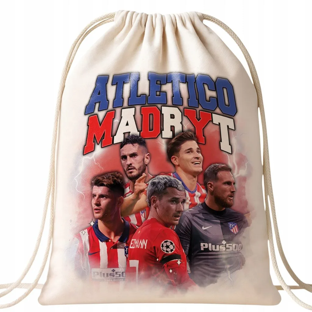 Plecak bawełniany Atlético Madryt Griezmann Morata Koke