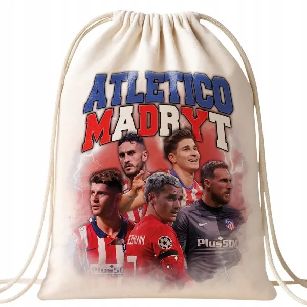 Plecak bawełniany Atlético Madryt Griezmann Morata Koke