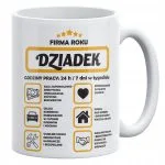 Kubek ceramiczny 330 ml Dzień Dziadka Prezent Upominek Firma Roku Dziadek
