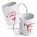 Kubek ceramiczny 330 ml Świadkowa Idealna Dla Świadkowej Prezent Ślub