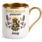 Kubek Premium Złoty Personalizowany Dla Pszczelarza Prezent Upominek