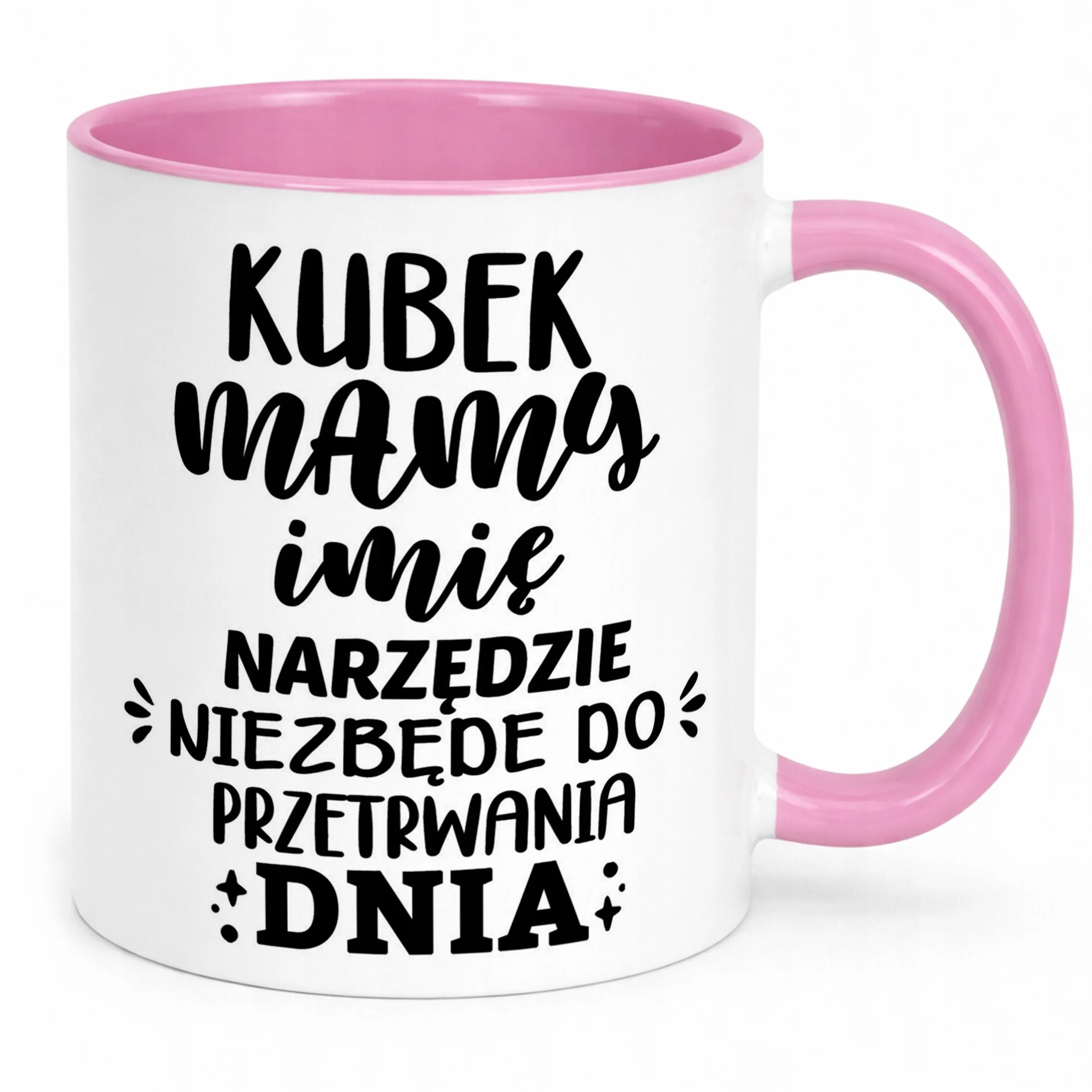 Kubek Różowy Personalizowany Dzień Matki Dla Mamy Prezent Upominek