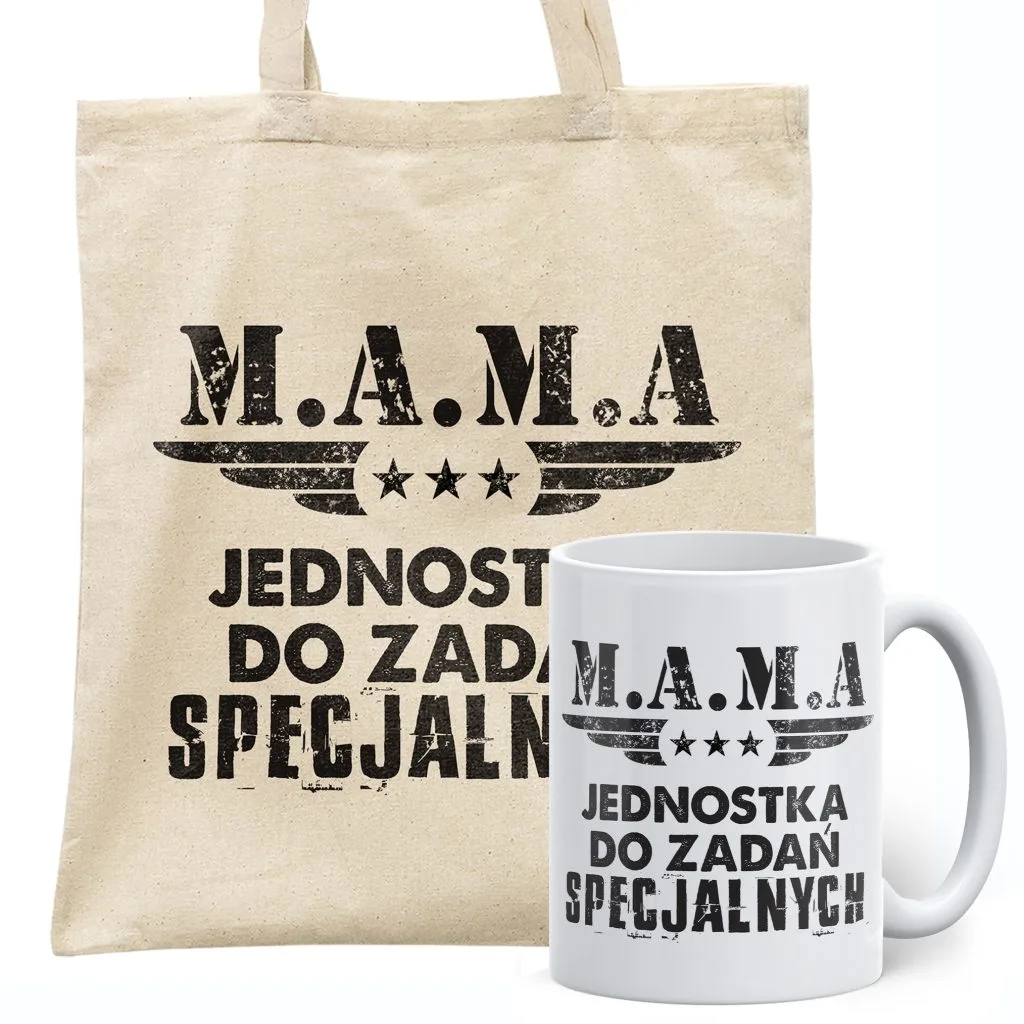 Zestaw Kubek + Torba Dzień Matki Dla Mamy Prezent Upominek
