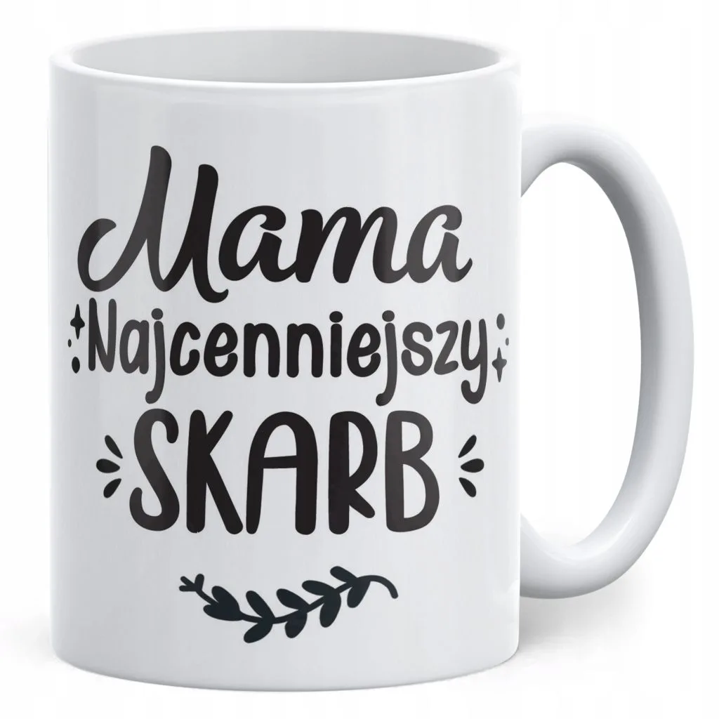 Kubek ceramiczny Dzień Matki Dla Mamy Prezent Mama Najcenniejszy Skarb
