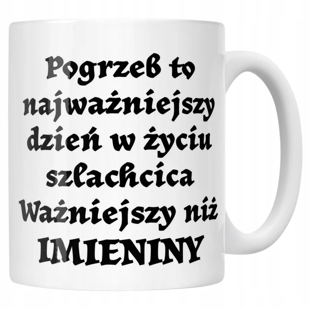 Kubek ceramiczny 1670 Pogrzeb To Dla Fanów Serialu Prezent