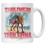Kubek ceramiczny BRAINROT Trulimero Trulicina Memy Zabawny TikTok Viral