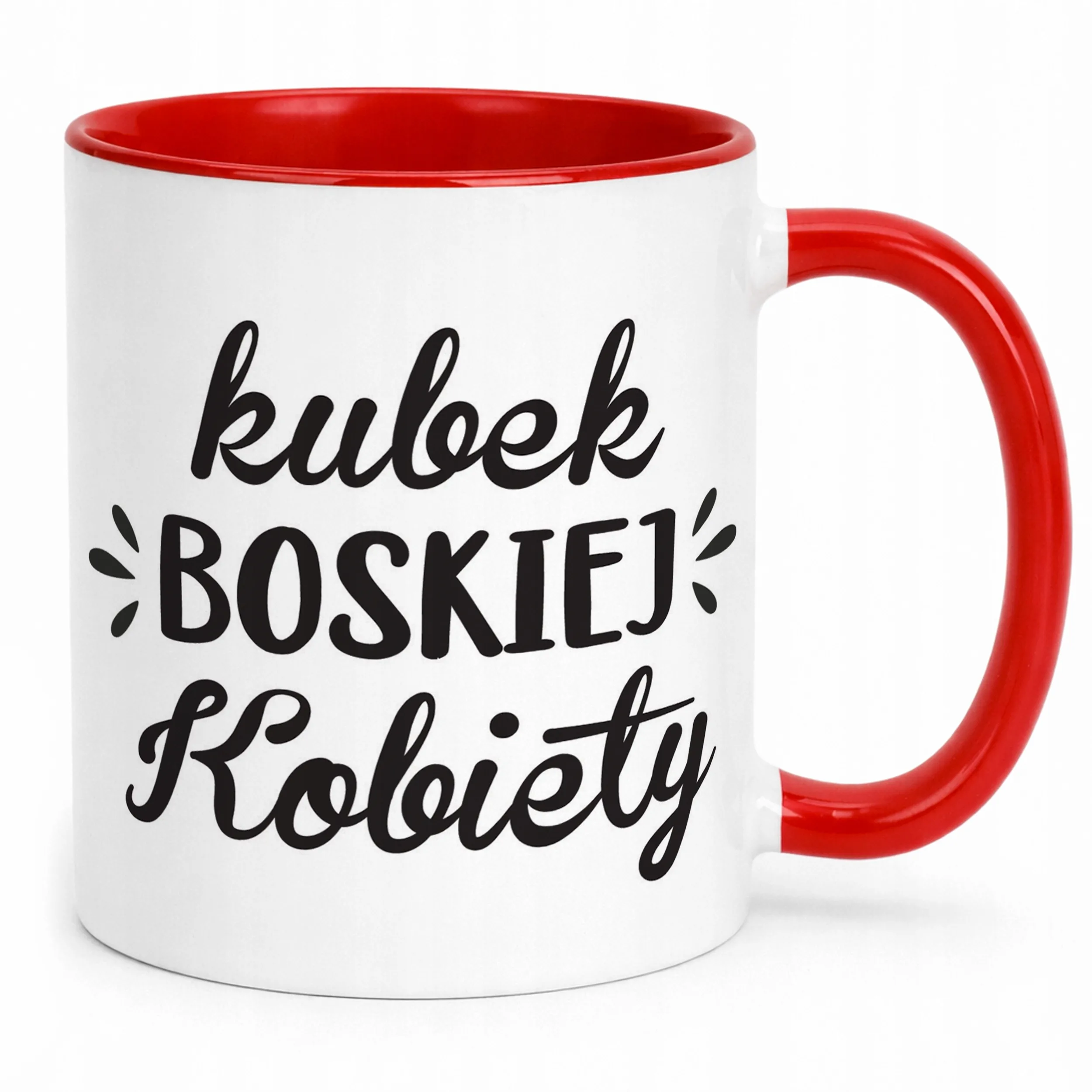 Kubek Czerwony Dzień Kobiet Dla Kobiety Dziewczyny Prezent Upominek