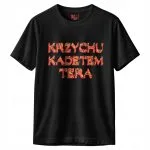 Koszulka czarna męska Krzychu Kadetem Tera Memy r. 3XL