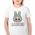 Koszulka biała dziecięca Labubu Dla Fanów Bajki