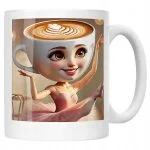 Kubek ceramiczny Ballerina Cappuccina viral tiktok mem