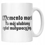Kubek ceramiczny 1670 Memento Mori Cytat Motywacyjny Jakub Prezent