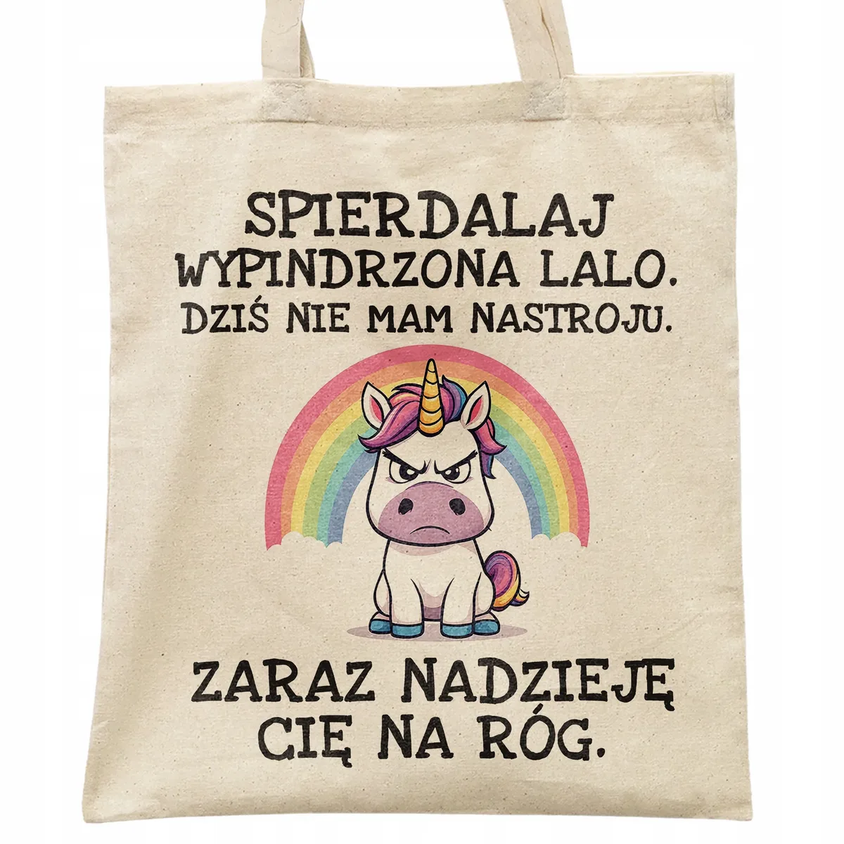 Torba bawełniana na zakupy Spie***laj Wypindrzona Lalo Prezent