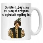 Kubek ceramiczny 1670 Zapiszmy Ten Pomysł I Myślmy Dalej Jan Paweł