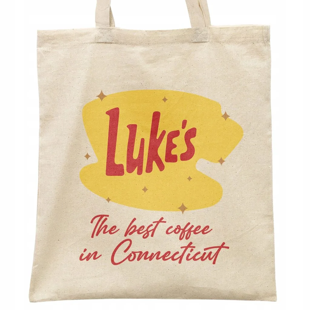 Torba bawełniana na zakupy Gilmore Girls Luke’s Kawa Dla Fanów Serialu